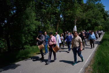 Despedida del Ángel de Aralar de Pamplona.
