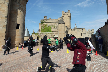 Encuentro de esgrima histórica en Olite.