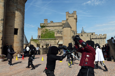 Encuentro de esgrima histórica en Olite.