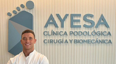El Dr. Javier Ayesa, responsable de Clínica Podológica Ayesa