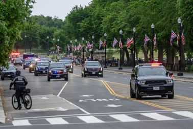 Fotos de la evacuación tras el tiroteo en la cena de corresponsales de la Casa Blanca