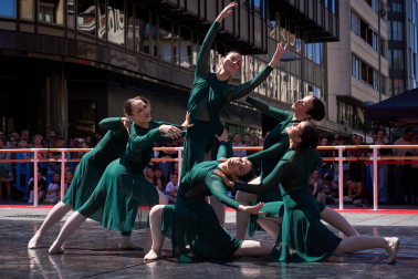 Pamplona se suma este domingo a la celebración del Día Internacional de la Danza con una jornada en la calle organizada por la Asociación por la Danza en Navarra Haizea