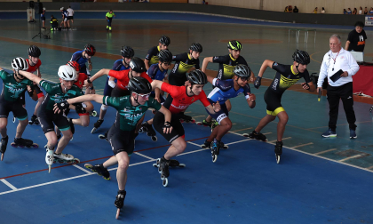 Campeonato Navarro de Pista de patinaje de velocidad.