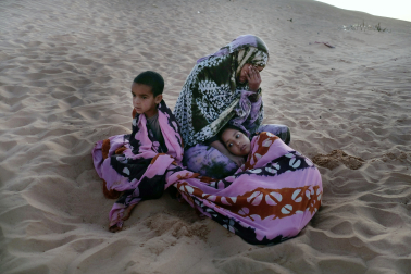 Los niños y niñas saharauis viven en condiciones extremas.
