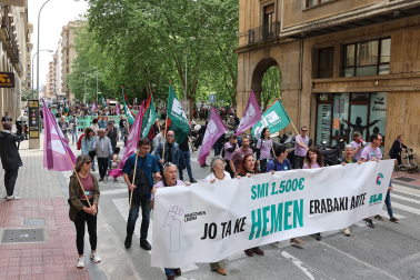 Fotos de la manifestación del sindicato ELA por el 1 de mayo