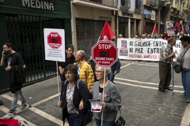 Manifestación de CGT, LKN, CNT y ESK por el 1 de mayo