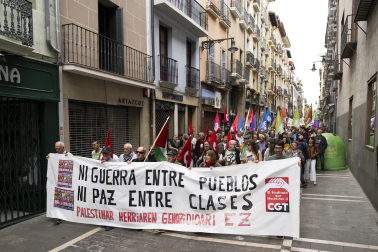 Manifestación de CGT, LKN, CNT y ESK por el 1 de mayo