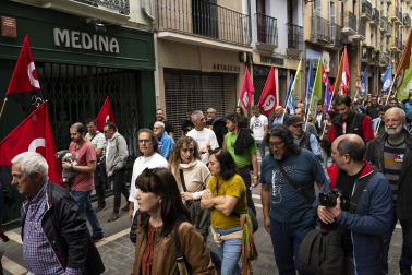 Manifestación de CGT, LKN, CNT y ESK por el 1 de mayo