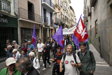 Manifestación de CGT, LKN, CNT y ESK por el 1 de mayo