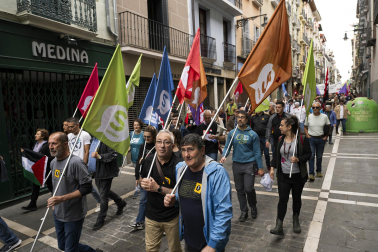 Manifestación de CGT, LKN, CNT y ESK por el 1 de mayo