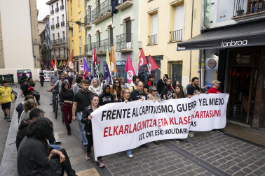 Manifestación de CGT, LKN, CNT y ESK por el 1 de mayo
