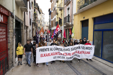 Manifestación de CGT, LKN, CNT y ESK por el 1 de mayo