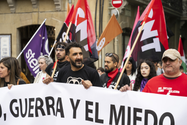 Manifestación de CGT, LKN, CNT y ESK por el 1 de mayo