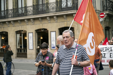 Manifestación de CGT, LKN, CNT y ESK por el 1 de mayo