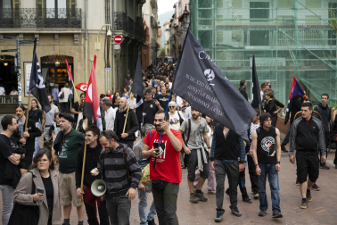 Manifestación de CGT, LKN, CNT y ESK por el 1 de mayo