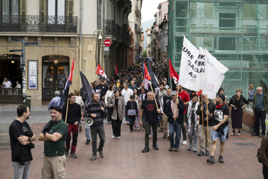 Manifestación de CGT, LKN, CNT y ESK por el 1 de mayo
