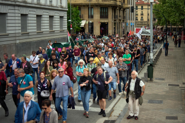 Fotos de la manifestación de LAB por el 1 de mayo