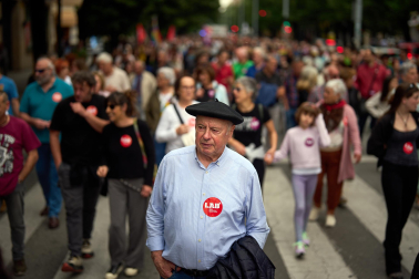 Fotos de la manifestación de LAB por el 1 de mayo