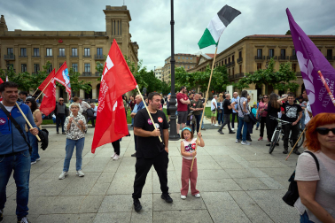 Fotos de la manifestación de LAB por el 1 de mayo