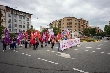 Fotos de la manifestación de LAB por el 1 de mayo