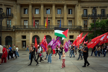 Fotos de la manifestación de LAB por el 1 de mayo