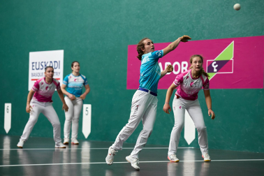 Sagardui-Gaminde se llevaron el V Abierto de Navarra en un choque disputado en el frontón Labrit tras vencer 22-20 a Ruiz de Infante-Erasun.