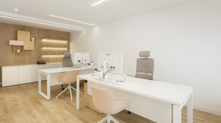 Reforma de unas oficinas en el centro de Pamplona realizada por Óscar Flamarique