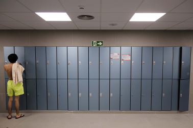 Los vestuarios, completamente renovados