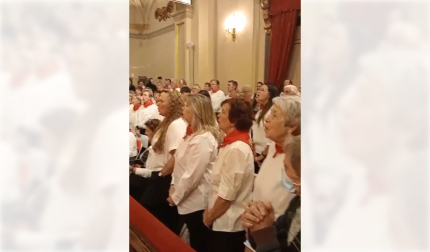 El momento se vivió durante la quinta misa de la Escalera, celebrada este 5 de mayo en la capilla de San Fermín.