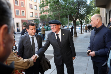 Funeral en Pamplona del lehendakari Carlos Garaikoetxea