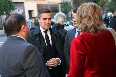 Funeral en Pamplona del lehendakari Carlos Garaikoetxea