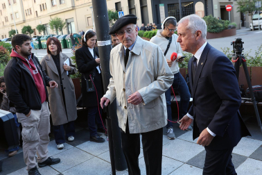 Funeral en Pamplona del lehendakari Carlos Garaikoetxea