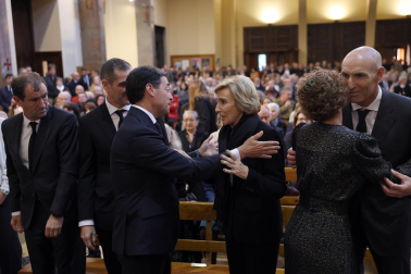 Funeral en Pamplona del lehendakari Carlos Garaikoetxea