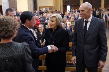 Funeral en Pamplona del lehendakari Carlos Garaikoetxea