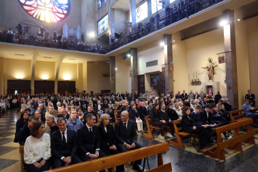 Funeral en Pamplona del lehendakari Carlos Garaikoetxea