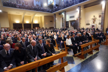 Funeral en Pamplona del lehendakari Carlos Garaikoetxea