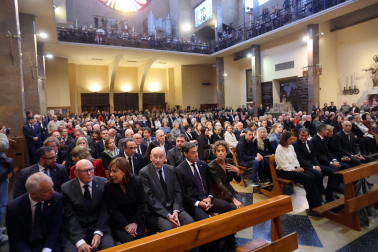 Funeral en Pamplona del lehendakari Carlos Garaikoetxea