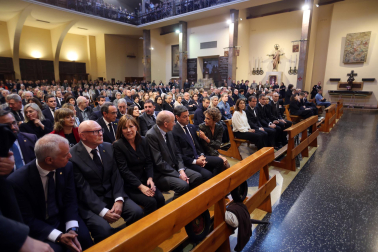 Funeral en Pamplona del lehendakari Carlos Garaikoetxea