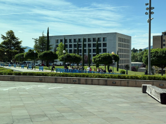 Explanada de la Universidad de Navarra