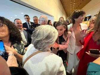 La reina Letizia, en el cóctel
