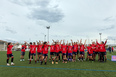 Partido de vuelta playoff de ascenso entre Osasuna Femenino B y Mallorca Internacional.