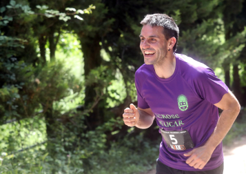 Participantes en el I Cross de Úcar disputado este domingo, 17 de mayo