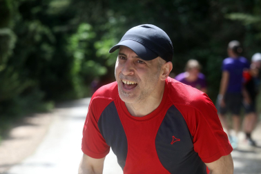 Participantes en el I Cross de Úcar disputado este domingo, 17 de mayo