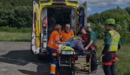 Vídeo: rescate en helicóptero de un montañero navarro que se había caído en la senda Balcón de Pineta, en Bielsa