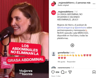 Boticaria García y Javier Butragueño tienen un podcast llamado 'Mujeres de hierro'