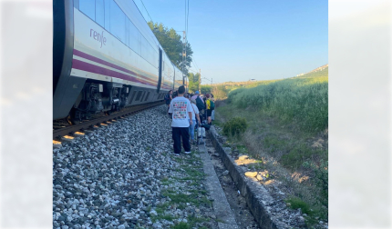 Imagen tomada en el tren afectado en El Carrascal