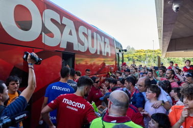 El osasunismo se conjuró este viernes, 22 de mayo, en el estadio de El Sadar para apoyar a los suyos antes del vital encuentro de última jornada contra el Getafe