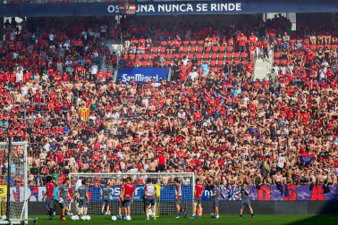 El osasunismo se conjuró este viernes, 22 de mayo, en el estadio de El Sadar para apoyar a los suyos antes del vital encuentro de última jornada contra el Getafe