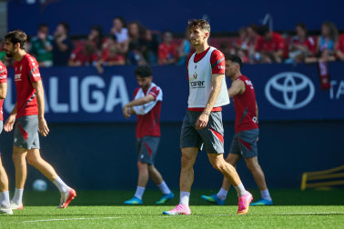 El osasunismo se conjuró este viernes, 22 de mayo, en el estadio de El Sadar para apoyar a los suyos antes del vital encuentro de última jornada contra el Getafe