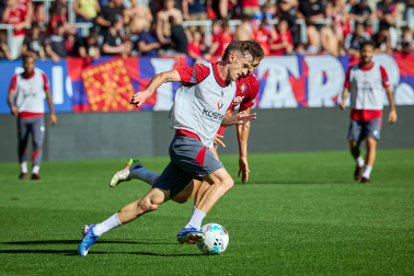 El osasunismo se conjuró este viernes, 22 de mayo, en el estadio de El Sadar para apoyar a los suyos antes del vital encuentro de última jornada contra el Getafe